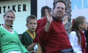 Jim Hathaway, grand marshal of New Smyrna Beach Christmas Parade